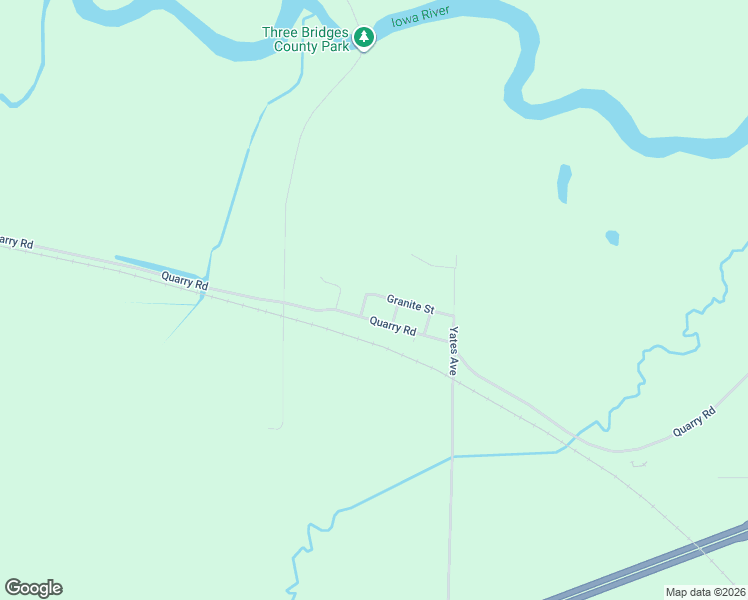 map of restaurants, bars, coffee shops, grocery stores, and more near 100-112 Rock Avenue in Marshalltown