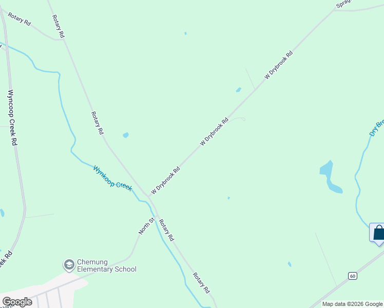 map of restaurants, bars, coffee shops, grocery stores, and more near 58 Drybrook Road in Waverly