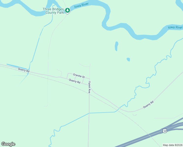 map of restaurants, bars, coffee shops, grocery stores, and more near 2310 Yates Avenue in Marshalltown