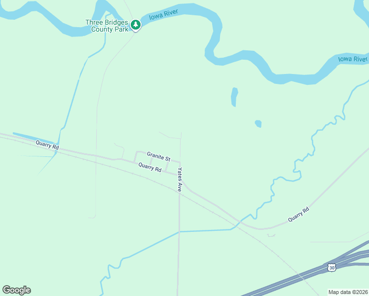 map of restaurants, bars, coffee shops, grocery stores, and more near 2310 Yates Avenue in Marshalltown