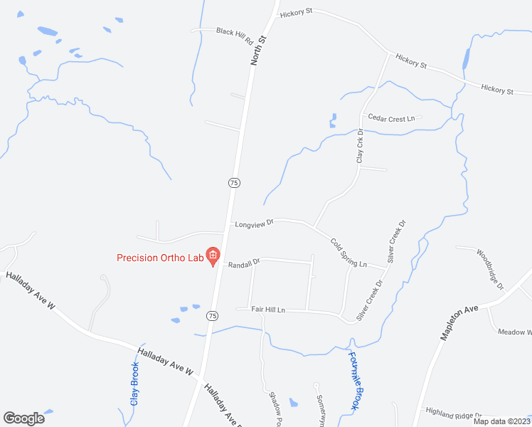 map of restaurants, bars, coffee shops, grocery stores, and more near 31 Longview Drive in Suffield