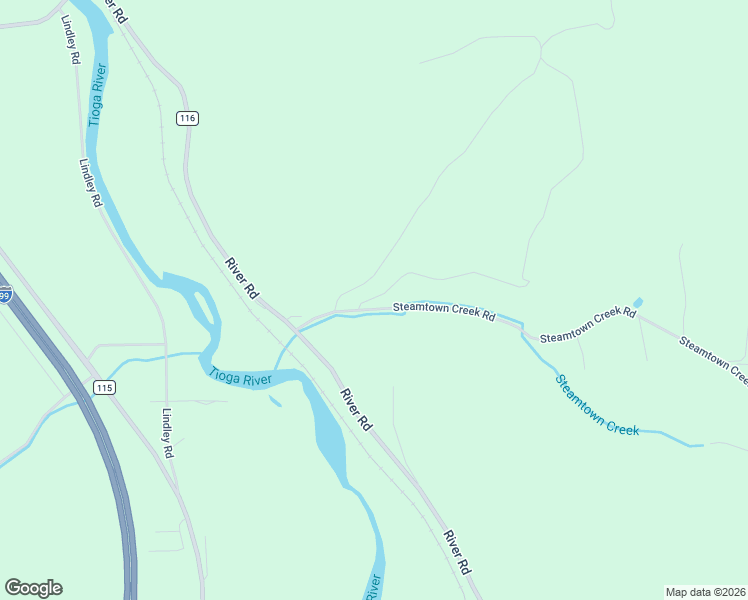 map of restaurants, bars, coffee shops, grocery stores, and more near 9753 Steamtown Creek Road in Lindley