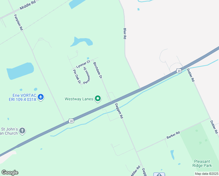 map of restaurants, bars, coffee shops, grocery stores, and more near 4849 Birchdale Drive in Girard