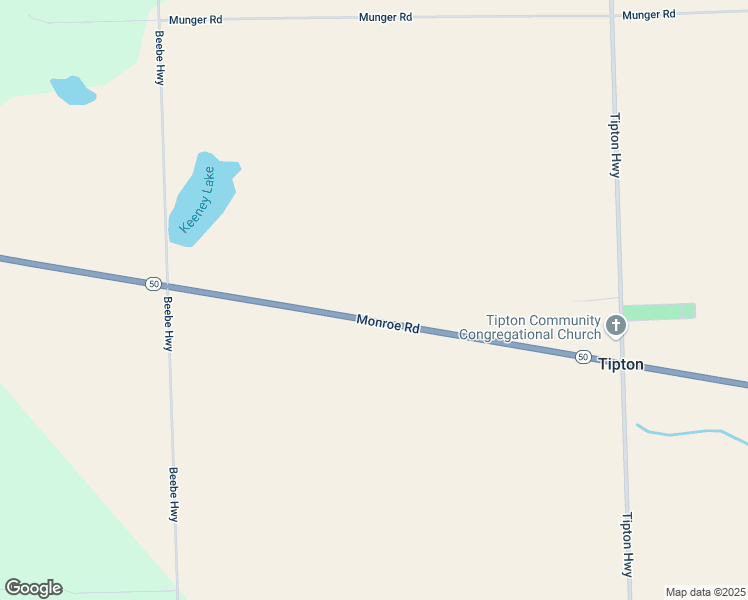 map of restaurants, bars, coffee shops, grocery stores, and more near 4496 Monroe Road in Tipton