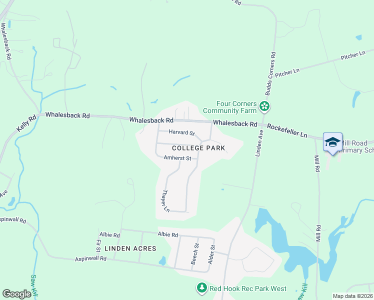map of restaurants, bars, coffee shops, grocery stores, and more near 3 Princeton Street in Red Hook