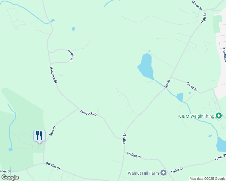 map of restaurants, bars, coffee shops, grocery stores, and more near 26 Bridle Path in Plainville