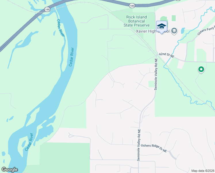 map of restaurants, bars, coffee shops, grocery stores, and more near 4021 Maple Ridge Court in Cedar Rapids