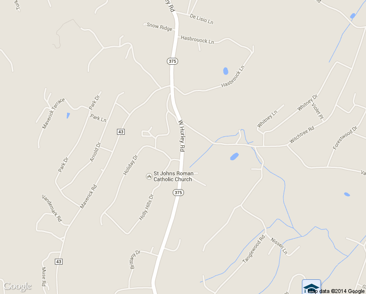 map of restaurants, bars, coffee shops, grocery stores, and more near 173 West Hurley Road in West Hurley