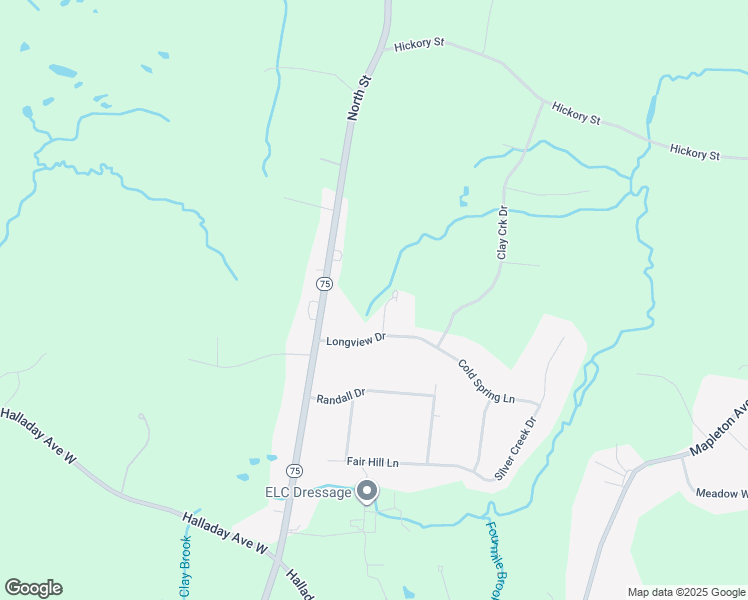 map of restaurants, bars, coffee shops, grocery stores, and more near 31 Longview Drive in Suffield