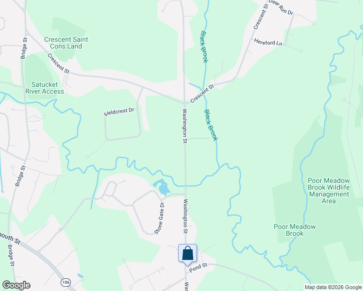 map of restaurants, bars, coffee shops, grocery stores, and more near 1773 Washington Street in East Bridgewater