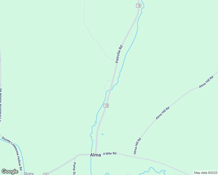 map of restaurants, bars, coffee shops, grocery stores, and more near 463 County Road 18 in Alma