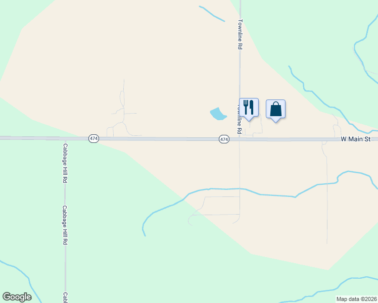 map of restaurants, bars, coffee shops, grocery stores, and more near 9001 New York 474 in Clymer