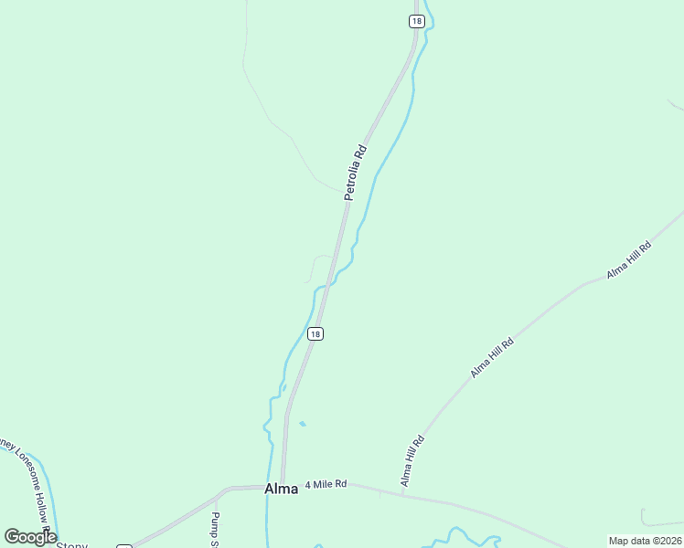 map of restaurants, bars, coffee shops, grocery stores, and more near 480 County Road 18 in Wellsville