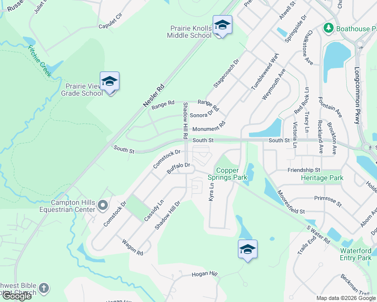 map of restaurants, bars, coffee shops, grocery stores, and more near 286 Comstock Drive in Elgin