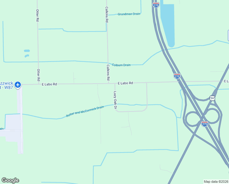 map of restaurants, bars, coffee shops, grocery stores, and more near 9901 Lazy Oak Drive in Carleton