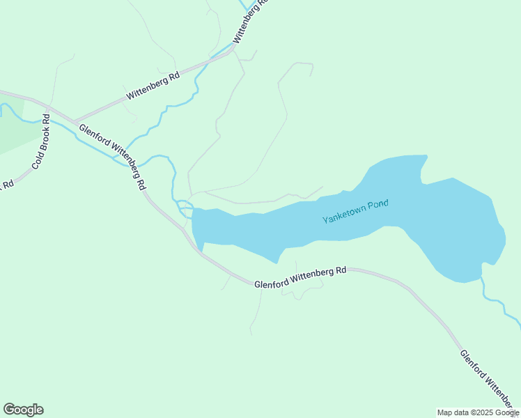 map of restaurants, bars, coffee shops, grocery stores, and more near Charlie Spanlake Road in Bearsville
