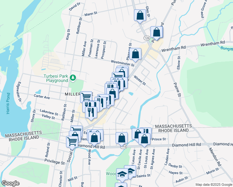 map of restaurants, bars, coffee shops, grocery stores, and more near 184 Pulaski Boulevard in Bellingham