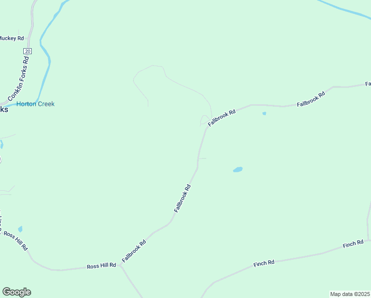 map of restaurants, bars, coffee shops, grocery stores, and more near 169 Fallbrook Road in Conklin