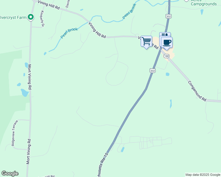map of restaurants, bars, coffee shops, grocery stores, and more near 11 Noble Steed Xing in Southwick