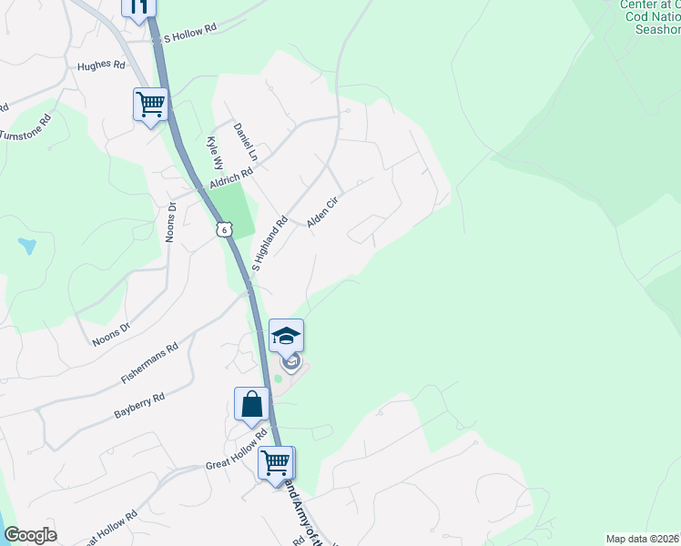 map of restaurants, bars, coffee shops, grocery stores, and more near 9 Leeward Passage in Truro