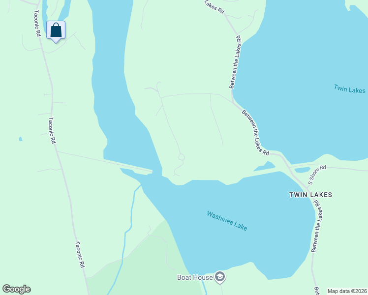 map of restaurants, bars, coffee shops, grocery stores, and more near 125 Washinee Heights Road in Salisbury