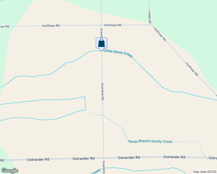 map of restaurants, bars, coffee shops, grocery stores, and more near 10114 Gramlich Road in Maybee