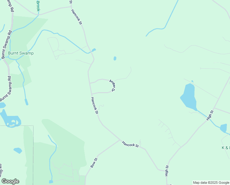 map of restaurants, bars, coffee shops, grocery stores, and more near 21 Amber Drive in Wrentham