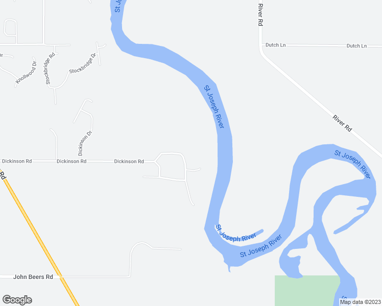 map of restaurants, bars, coffee shops, grocery stores, and more near 2281 Autumn Ridge in St. Joseph