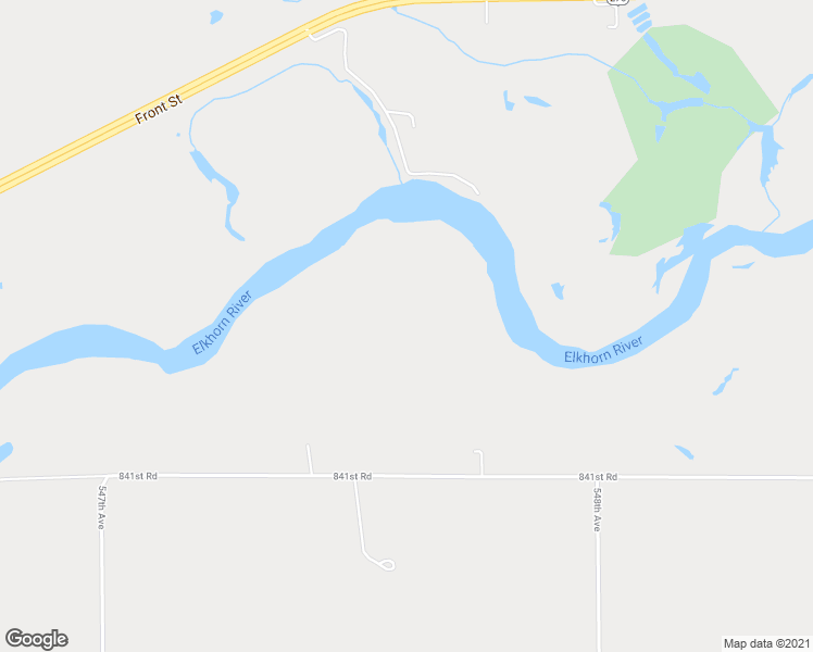 map of restaurants, bars, coffee shops, grocery stores, and more near 54765 841st Road in Battle Creek