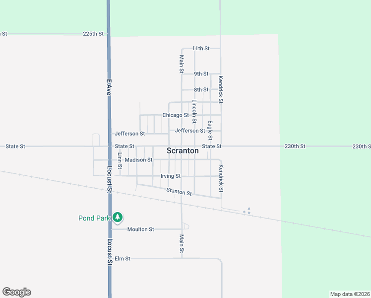 map of restaurants, bars, coffee shops, grocery stores, and more near in Scranton
