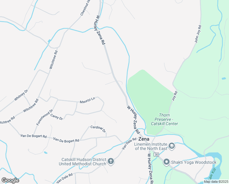 map of restaurants, bars, coffee shops, grocery stores, and more near 633 Zena Rd in Woodstock