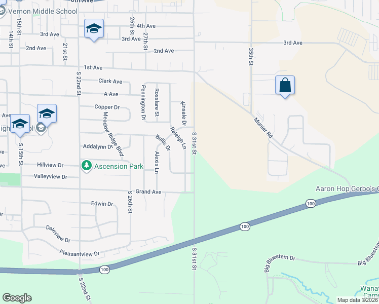 map of restaurants, bars, coffee shops, grocery stores, and more near 705 Raleigh Lane in Marion