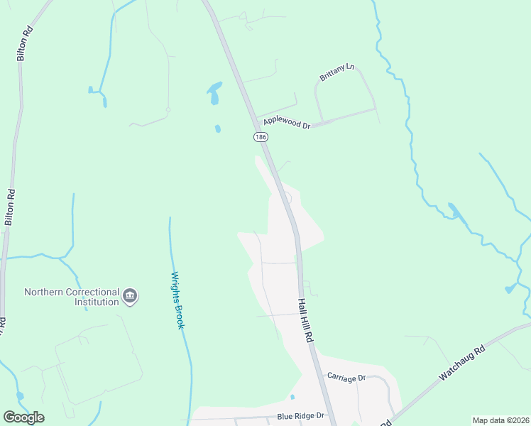 map of restaurants, bars, coffee shops, grocery stores, and more near 565 Hall Hill Road in Somers