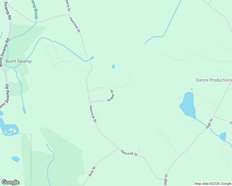 map of restaurants, bars, coffee shops, grocery stores, and more near 21 Amber Drive in Wrentham