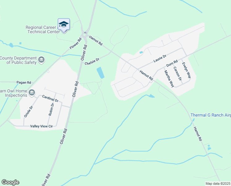 map of restaurants, bars, coffee shops, grocery stores, and more near 2821 Sunset Trail in Waterford