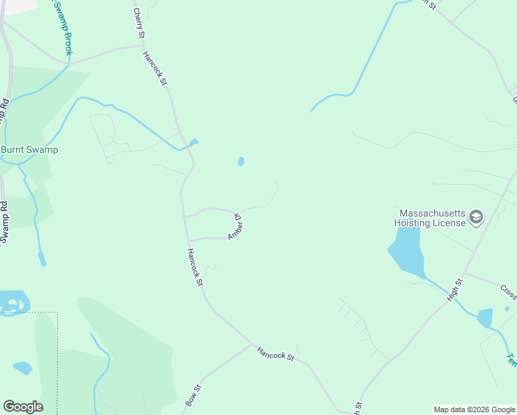 map of restaurants, bars, coffee shops, grocery stores, and more near 577 Hancock Street in Wrentham