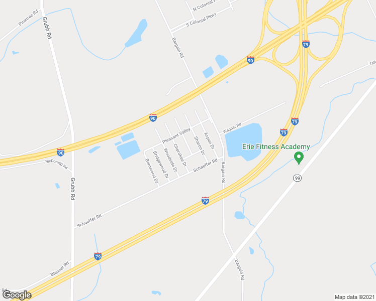 map of restaurants, bars, coffee shops, grocery stores, and more near 26 Meadow Court in McKean