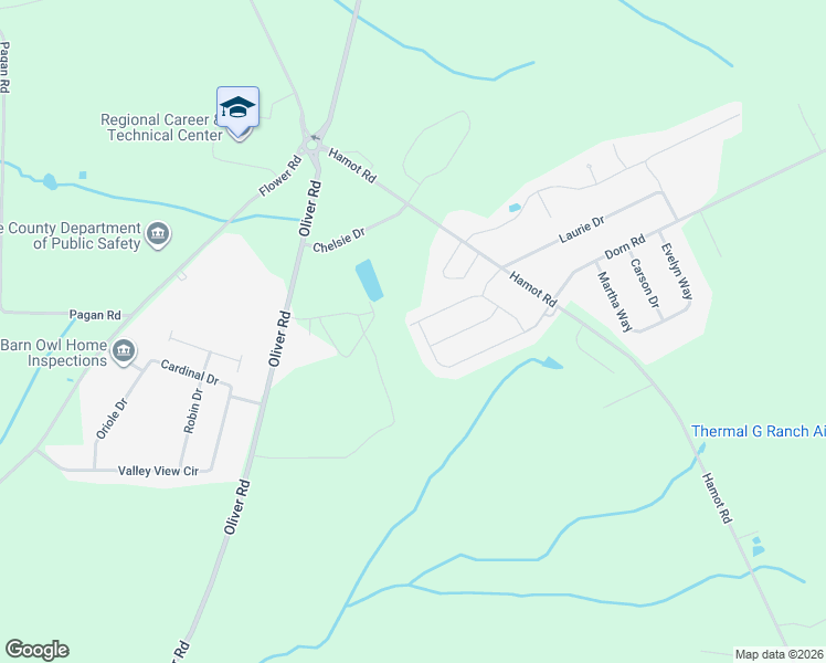map of restaurants, bars, coffee shops, grocery stores, and more near 2821 Sunset Trail in Waterford