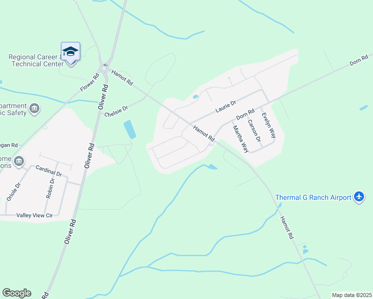 map of restaurants, bars, coffee shops, grocery stores, and more near 2814 Sunset Trail in Waterford