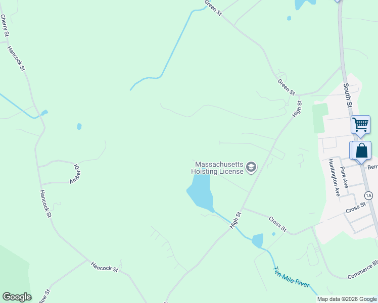 map of restaurants, bars, coffee shops, grocery stores, and more near 17 Chestnut Street in Plainville