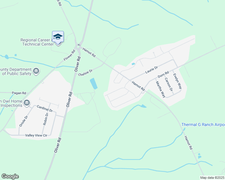map of restaurants, bars, coffee shops, grocery stores, and more near 2814 Sunset Trail in Waterford