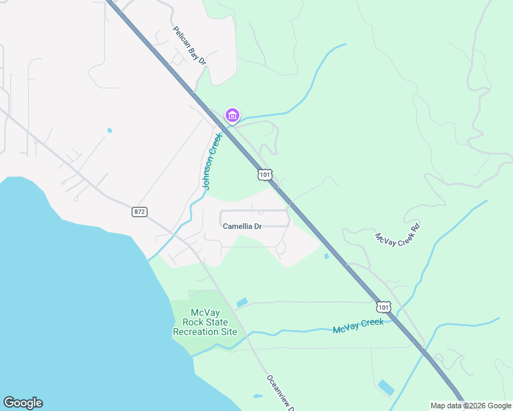 map of restaurants, bars, coffee shops, grocery stores, and more near 15352 U.S. 101 in Brookings