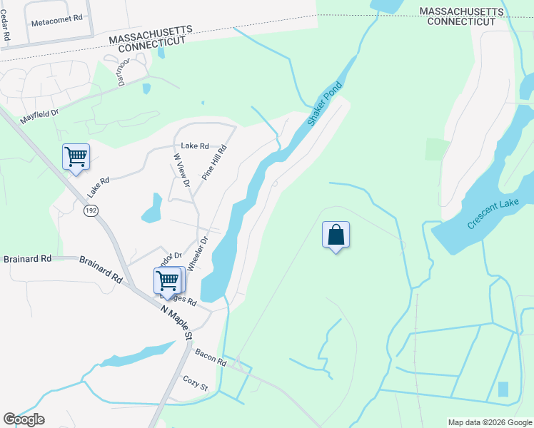 map of restaurants, bars, coffee shops, grocery stores, and more near 104 Cottage Road in Enfield