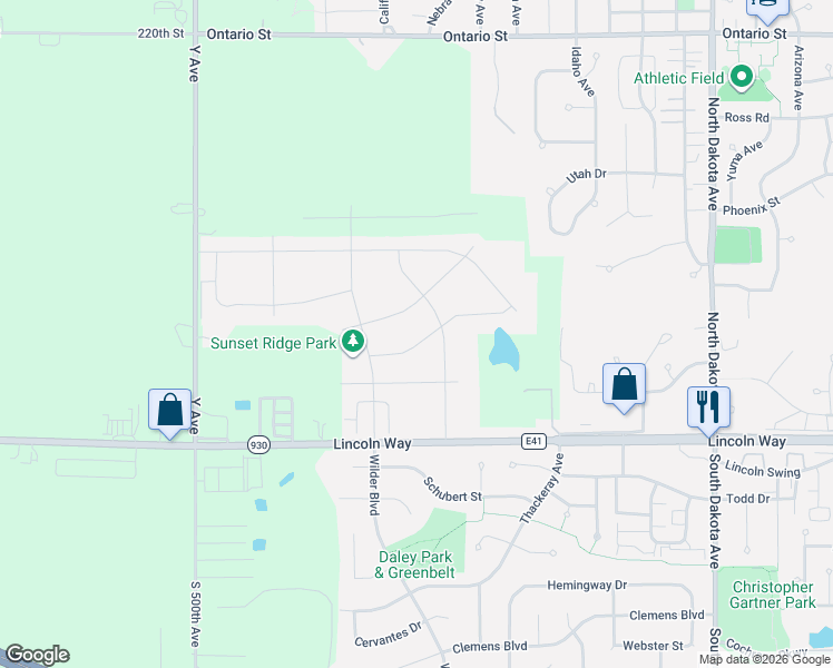 map of restaurants, bars, coffee shops, grocery stores, and more near 5328 Tabor Drive in Ames