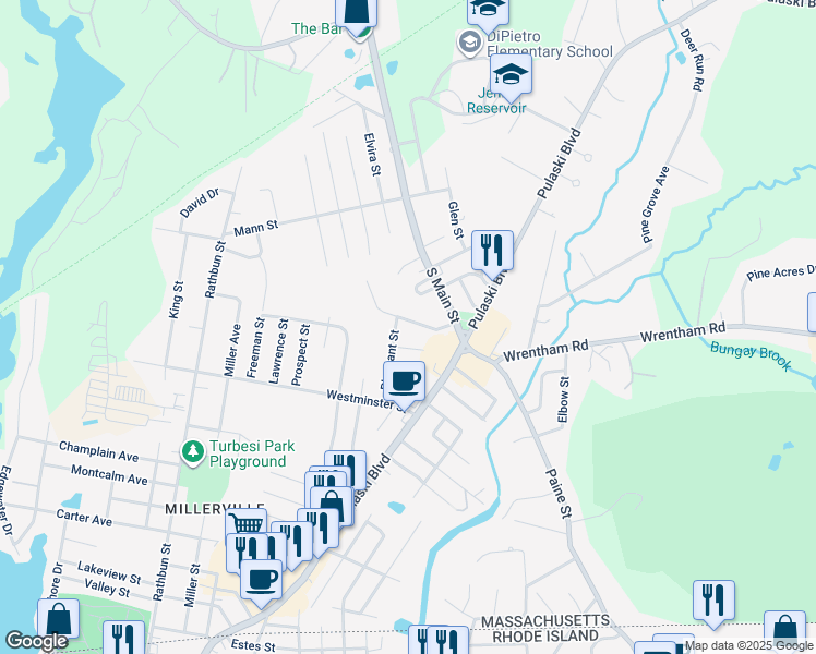 map of restaurants, bars, coffee shops, grocery stores, and more near 31 Lafayette Street in Bellingham