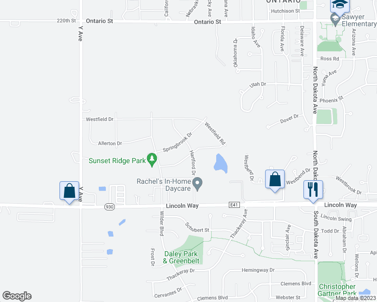 map of restaurants, bars, coffee shops, grocery stores, and more near 5303 Tabor Drive in Ames