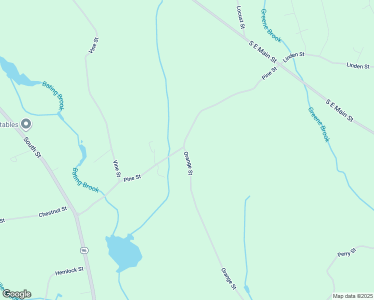 map of restaurants, bars, coffee shops, grocery stores, and more near 61 Pine Street in Douglas