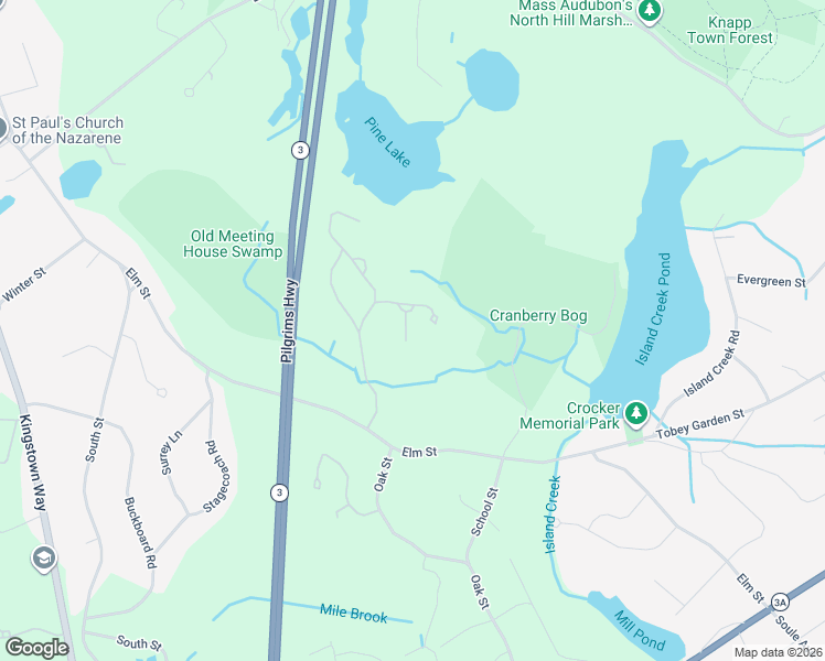 map of restaurants, bars, coffee shops, grocery stores, and more near 27 Tinkers Ledge Road in Duxbury