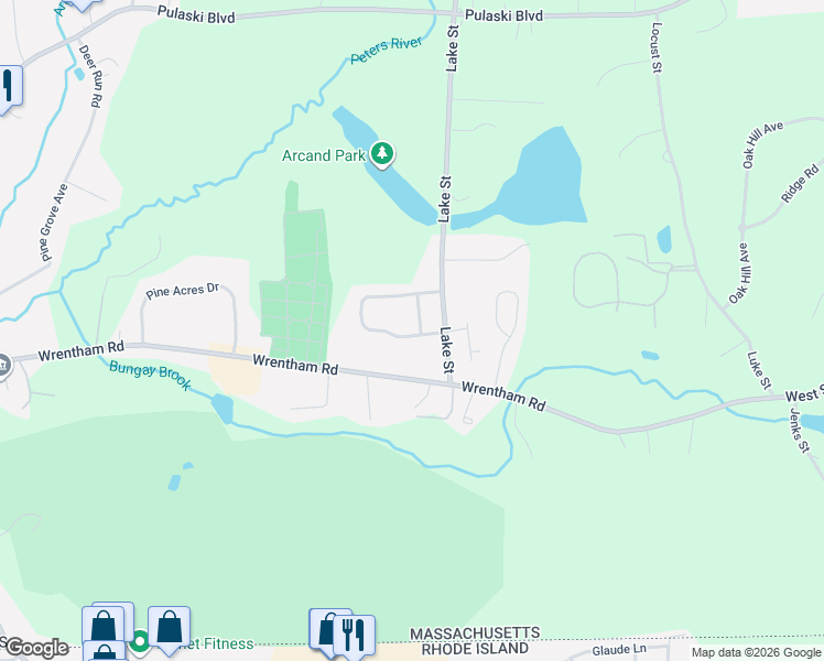 map of restaurants, bars, coffee shops, grocery stores, and more near 7 Marc Avenue in Bellingham