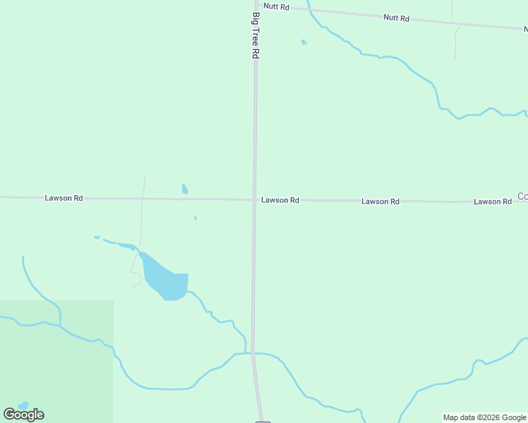 map of restaurants, bars, coffee shops, grocery stores, and more near 585 Big Tree Road in Chautauqua County